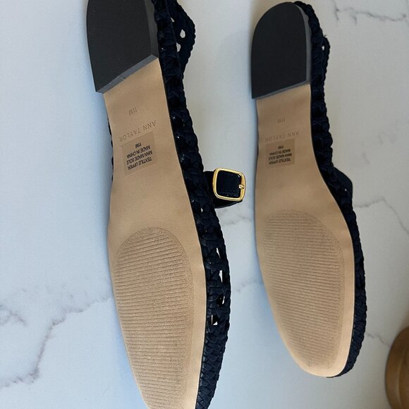 Ann Taylor Woven Mary Jane Ballet Flat - Size 11 - NEW - Picture 5 of 7